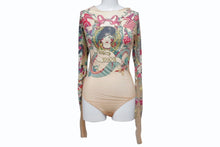 Load image into Gallery viewer, Christian Dior クリスチャンディオール J&#39;ADORE ジャドール 04SS RUNWAY パワーネット ボディスーツ タトゥー ガリアーノ期 良品 中古 4b004032