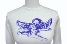 画像をギャラリービューアに読み込む, 極美品 CHROME HEARTS クロムハーツ FOTI フォティ MISS LERLENE ミス ラーレン キッズ サーマル長袖Tシャツ サイズ4 プリント 中古 4b004035