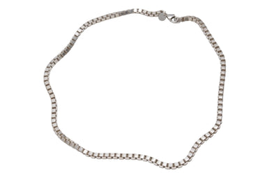 極美品 TIFFANY&Co. ティファニー ベネチアンチェーン ネックレス 重量約36.3g 全長約46cm 925刻印 シルバ−925 中古 4b004079