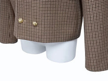 Load image into Gallery viewer, 極美品 CELINE セリーヌ チェルシージャケット 2V77R064V.28BZ コットン ナイロン ウール ブラウン ブラック ボルドー 中古 4b004110