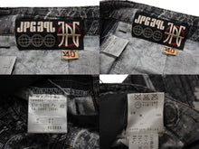 画像をギャラリービューアに読み込む, 極美品 Jean Paul GAULTIER ジャンポールゴルチェ パンツ ペイズリー柄 コットン コーデュロイ ブラック ホワイト サイズ40 中古 4b004122