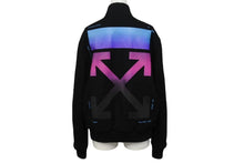 画像をギャラリービューアに読み込む, OFF WHITE オフホワイト 18AW DIAG GRADIENT VARSITY JACKET ウール グラデーション スタジャン ブラック サイズXS 美品 中古 4b004137