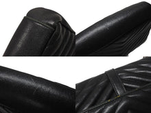 画像をギャラリービューアに読み込む, YVES SAINT LAURENT イヴサンローラン サッチェル キルティング チェーンショルダーバッグ 428056 ブラック メタルブラック金具 美品 中古 4b004142