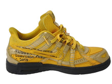 画像をギャラリービューアに読み込む, NIKE × Off-White ナイキ オフホワイト エアラバーダンク ユニバーシティゴールド CU6015-700 スニーカー イエロー サイズ27cm 良品 中古 4b004152
