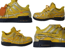 画像をギャラリービューアに読み込む, NIKE × Off-White ナイキ オフホワイト エアラバーダンク ユニバーシティゴールド CU6015-700 スニーカー イエロー サイズ27cm 良品 中古 4b004152