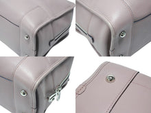 画像をギャラリービューアに読み込む, LOEWE ロエベ AMAZONA 36 アマソナ 36 ハンドバッグ レザー ダスティピンク エンボスロゴ シルバー金具 美品 中古 4b004203