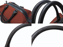 画像をギャラリービューアに読み込む, YVES SAINT LAURENT イヴサンローラン YSLロゴ ミニミニボストンバッグハンドバッグ キャンバス レザー ボルドー ブラック 美品 中古 4b004217