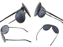 画像をギャラリービューアに読み込む, DOLCE &amp; GABBANA ドルチェ＆ガッバーナ ティアドロップ サングラス DG2024 ブロンズ ブラック サイズ65□15 美品 中古 4b004367