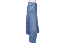 画像をギャラリービューアに読み込む, LOEWE ロエベ デニム スカート 再構築アシンメトリー S2105350IB インディゴブルー サイズ36 レディース 4b004398