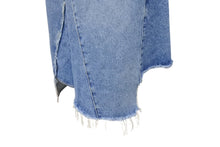 画像をギャラリービューアに読み込む, LOEWE ロエベ デニム スカート 再構築アシンメトリー S2105350IB インディゴブルー サイズ36 レディース 4b004398