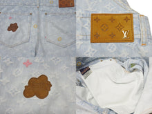 Load image into Gallery viewer, 極美品 LOUIS VUITTON ルイヴィトン Tyler the Creator タイラーザクリエイター モノグラムデニム オーバーオール ブルー サイズ31 中古 4b004450