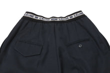 Load image into Gallery viewer, 極美品 CELINE セリーヌ 18AW ウエストロゴ ワイドパンツ 2 1V33 サイズ36 チャコール フィービー期 中古 4b004452