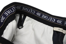 Load image into Gallery viewer, 極美品 CELINE セリーヌ 18AW ウエストロゴ ワイドパンツ 2 1V33 サイズ36 チャコール フィービー期 中古 4b004452