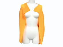 Load image into Gallery viewer, 極美品 me ISSEY MIYAKE ミー イッセイミヤケ 長袖トップス MI31FO311 フリーサイズ プリーツ オレンジ 中古 4b004464