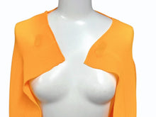 Load image into Gallery viewer, 極美品 me ISSEY MIYAKE ミー イッセイミヤケ 長袖トップス MI31FO311 フリーサイズ プリーツ オレンジ 中古 4b004464