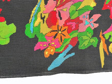 Load image into Gallery viewer, 極美品 me ISSEY MIYAKE ミー イッセイミヤケ 長袖トップス MI41FJ211 フリーサイズ ブラック マルチカラー 総柄 中古 4b004466