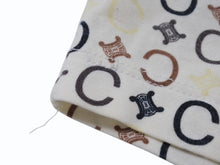 Load image into Gallery viewer, CELINE セリーヌ 総柄 半袖Tシャツ 2 0358 サイズM マカダム柄 オフホワイト マルチカラー プリント 美品 中古 4b004472