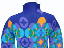 Load image into Gallery viewer, 極美品 me ISSEY MIYAKE ミー イッセイミヤケ 長袖トップス MI11FJ141 フリーサイズ プリーツ ハイネック マルチカラー 中古 4b004475