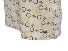 Load image into Gallery viewer, CELINE セリーヌ 総柄 半袖Tシャツ トップス 2 0358 サイズL マカダム柄 ベージュ マルチカラー プリント 美品 中古 4b004477