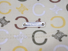 Load image into Gallery viewer, CELINE セリーヌ 総柄 半袖Tシャツ トップス 2 0358 サイズL マカダム柄 ベージュ マルチカラー プリント 美品 中古 4b004477