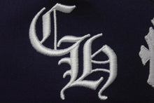 画像をギャラリービューアに読み込む, 新品未使用 CHROME HEARTS クロムハーツ 5パネル セメタリークロスパッチ ベースボールキャップ ONE SIZE 9パッチ ネイビー 中古 4b004479