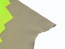 Load image into Gallery viewer, 極美品 ISSEY MIYAKE イッセイミヤケ PLEATS (T.) プリーツ 半袖トップス MM02FT909 サイズM サンドベージュ グリーン 中古 4b004502