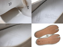 画像をギャラリービューアに読み込む, Maison Margiela メゾンマルジェラ Tabi 足袋 スニーカー アイボリー キャンバス S57WS0252 靴 ローカット サイズ37 美品 中古 4b004506