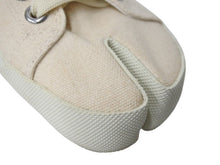 画像をギャラリービューアに読み込む, Maison Margiela メゾンマルジェラ Tabi 足袋 スニーカー アイボリー キャンバス S57WS0252 靴 ローカット サイズ37 美品 中古 4b004506