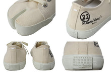 画像をギャラリービューアに読み込む, Maison Margiela メゾンマルジェラ Tabi 足袋 スニーカー アイボリー キャンバス S57WS0252 靴 ローカット サイズ37 美品 中古 4b004506