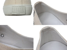 画像をギャラリービューアに読み込む, Maison Margiela メゾンマルジェラ Tabi 足袋 スニーカー アイボリー キャンバス S57WS0252 靴 ローカット サイズ37 美品 中古 4b004506