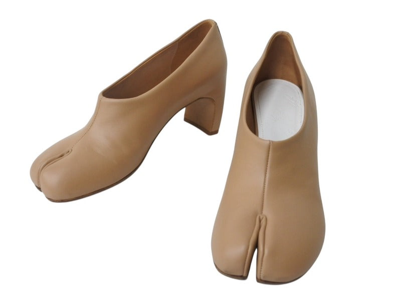 Maison Margiela メゾンマルジェラ 22 TABI タビパンプス スプリットトゥ 足袋 靴 39WL0060 ベージュ サイズ38 美品 中古 4b004508