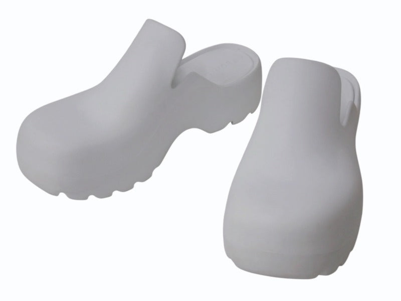 BOTTEGAVENETA ボッテガヴェネタ FLASH フラッシュ ラバーサンダル ミュール 734548 サイズ43 ホワイト 美品 中古 4b004514