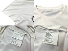 画像をギャラリービューアに読み込む, 極美品 PRADA プラダ 18AW 半袖Tシャツ UJN555 サイズXL ホワイト プリント コットン ポリエステル 刺繍 中古 4b004524