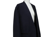 画像をギャラリービューアに読み込む, MAISON MARGIELA メゾンマルジェラ スーツジャケット テーラード イタリア製 ネイビー サイズ46 美品 中古 4b004538