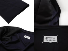画像をギャラリービューアに読み込む, MAISON MARGIELA メゾンマルジェラ スーツジャケット テーラード イタリア製 ネイビー サイズ46 美品 中古 4b004538