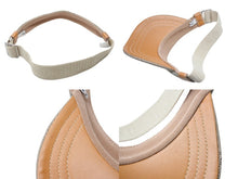 画像をギャラリービューアに読み込む, 新品未使用 PRADA プラダ ロゴ ジャガード サンバイザー キャンバス ポリエステル コットン ベージュ ブラウン シルバー金具 中古 4b004556