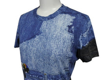 画像をギャラリービューアに読み込む, 極美品 Christian Dior クリスチャンディオール デニムプリント 半袖Tシャツ 1A12055021 サイズ40 トロンプルイユ ガリアーノ期 中古 4b007614
