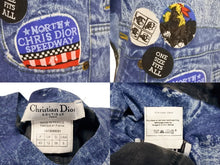 画像をギャラリービューアに読み込む, 極美品 Christian Dior クリスチャンディオール デニムプリント 半袖Tシャツ 1A12055021 サイズ40 トロンプルイユ ガリアーノ期 中古 4b007614