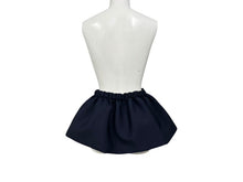 画像をギャラリービューアに読み込む, 極美品 MIUMIU ミュウミュウ モヘア ミニスカート MG2200 サイズ40 フレア ロゴパッチ ネイビー 24SS 中古 4b004626