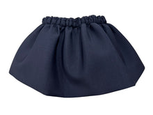 画像をギャラリービューアに読み込む, 極美品 MIUMIU ミュウミュウ モヘア ミニスカート MG2200 サイズ40 フレア ロゴパッチ ネイビー 24SS 中古 4b004626
