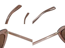 画像をギャラリービューアに読み込む, SAINT LAURENT サンローラン サングラス ハート型 クリアフレーム SL181LOULOU プラスチック ピンク 54□21-145 美品 中古 4b00465