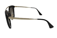 画像をギャラリービューアに読み込む, PRADA プラダ サングラス サイドロゴ SPR AB-0A7 ブラック ゴールド サイズ49□26 美品 中古 4b004631