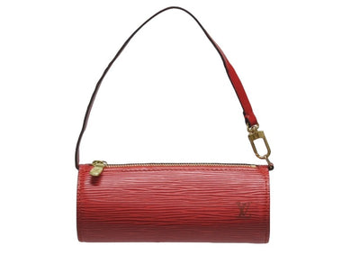 LOUIS VUITTON ルイヴィトン エピ スフロ ポーチ アクセサリーポーチ カスティリアンレッド ゴールド金具 美品 中古 4b004663