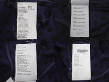 画像をギャラリービューアに読み込む, MIU MIU 13SS ミュウミュウ フレアスカート レース ミニ丈 ドット柄 MG617 Z06KA ネイビー ブラック サイズ40 美品 中古 4b004769