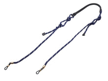 画像をギャラリービューアに読み込む, MIU MIU ミュウミュウ サングラス メガネ グラスコード ストラップ ネイビー ゴールド金具 美品 中古 4b004771