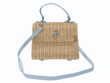 画像をギャラリービューアに読み込む, 極美品 CHROME HEARTS クロムハーツ DOLLY STRAW ドーリー ストロー 2WAYハンドバッグ CHプラス ラフィア レザー シルバー925 中古 4b004806