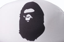 画像をギャラリービューアに読み込む, A BATHING APE アベイシングエイプ エイプヘッド ロゴ メッシュキャップ 帽子 ブラック ホワイト フリーサイズ 美品 中古 4b004879