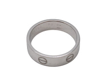 Load image into Gallery viewer, 新品同様 CARTIER カルティエ LOVEリング クラシックモデル B4084700 重量約9.5g 750刻印 サイズ63 約22号 ホワイトゴールド 中古 4b004901