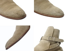 画像をギャラリービューアに読み込む, SAINT LAURENT サンローラン WYATT 30 JODHPUR BOOTS ワイアット 30 ジョッパーブーツ 靴 498372 スエード ベージュ サイズ45 美品 中古 4b004908