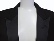 画像をギャラリービューアに読み込む, SAINT LAURENT PARIS サンローラン パリ ジャケット 392891 ブラック サイズ50 ウール 美品 中古 4b004927